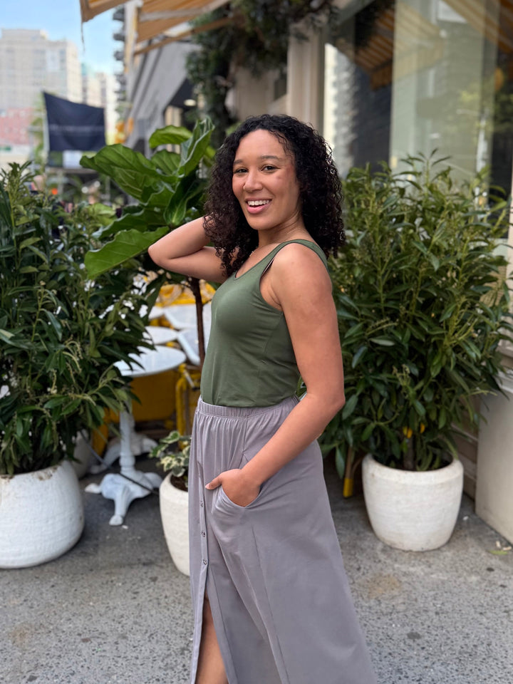 ZURI skirt in Circular Grey
