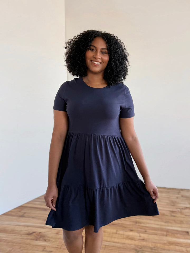 ARIA dress in Navy