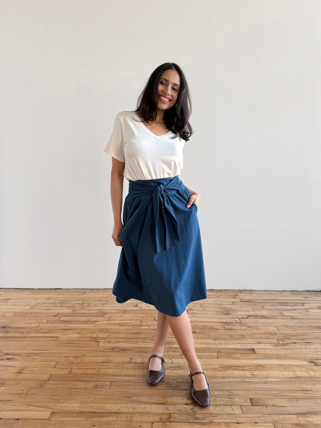 CONNIE skirt in Atlantic Blue