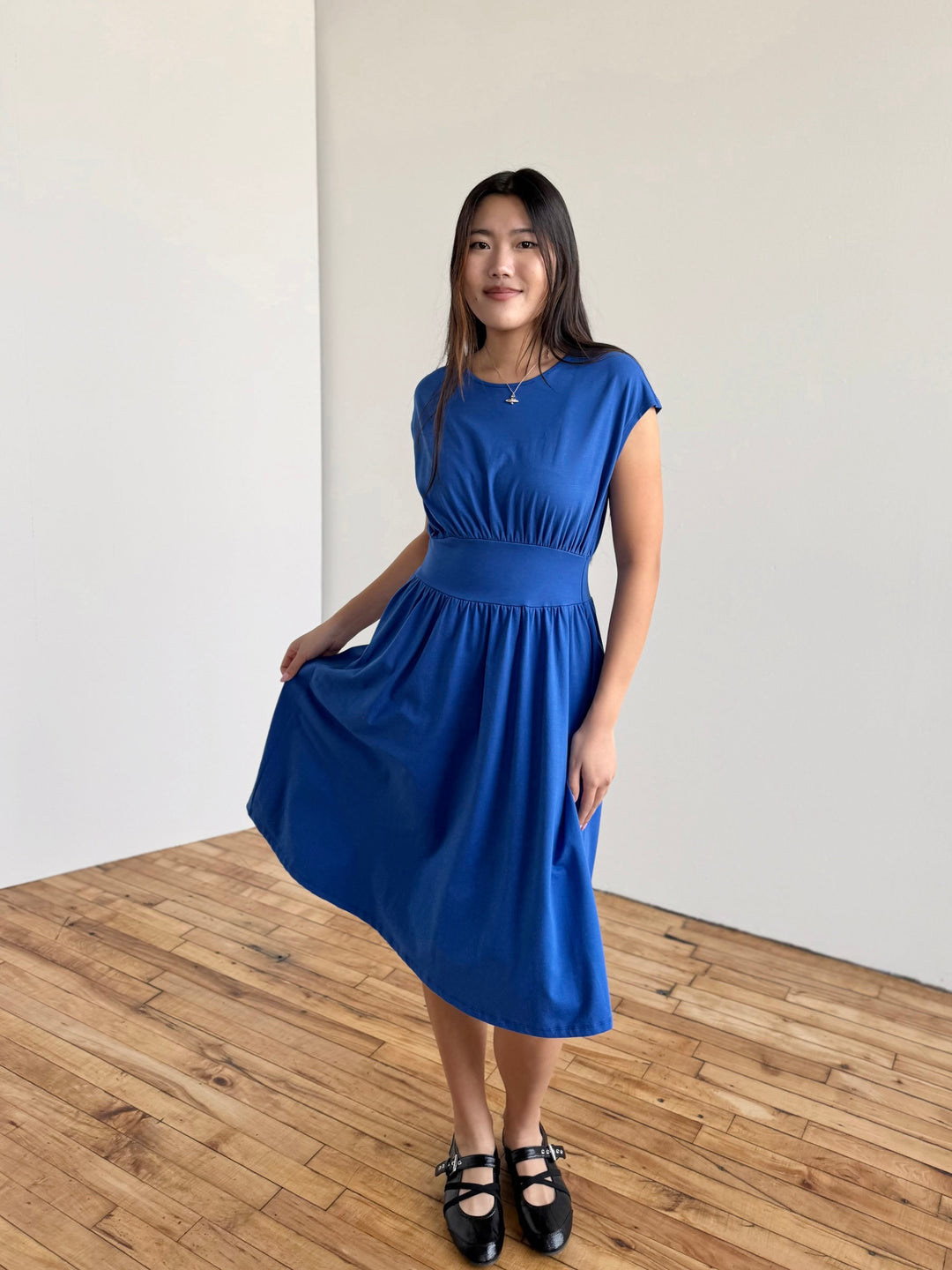 CATHERINE dress in Blue Iolite