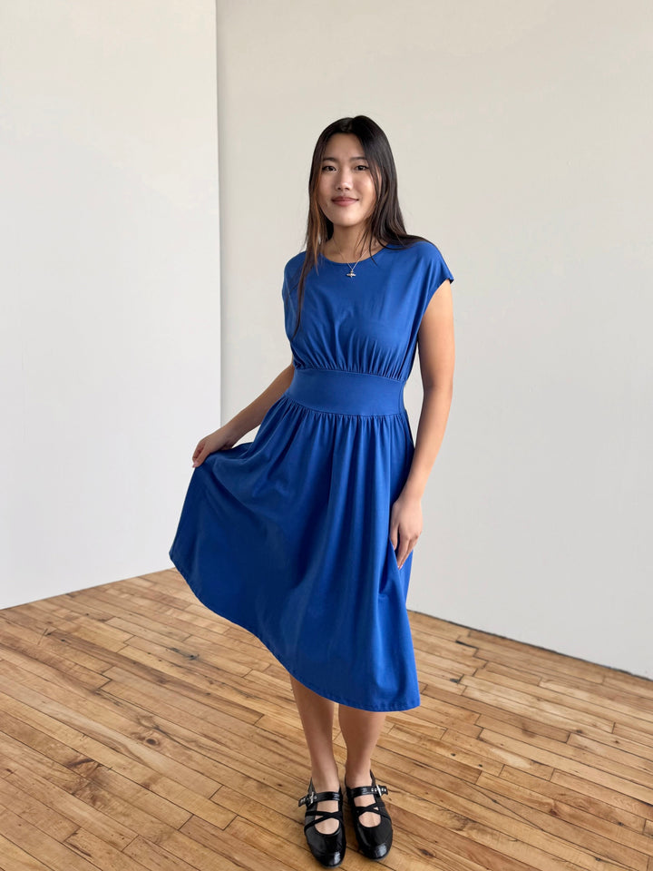 CATHERINE dress in Blue Iolite