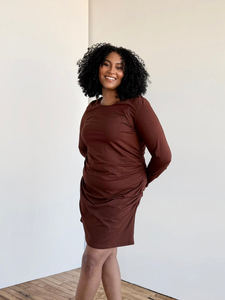 VIENNA dress in Burnt Cedar