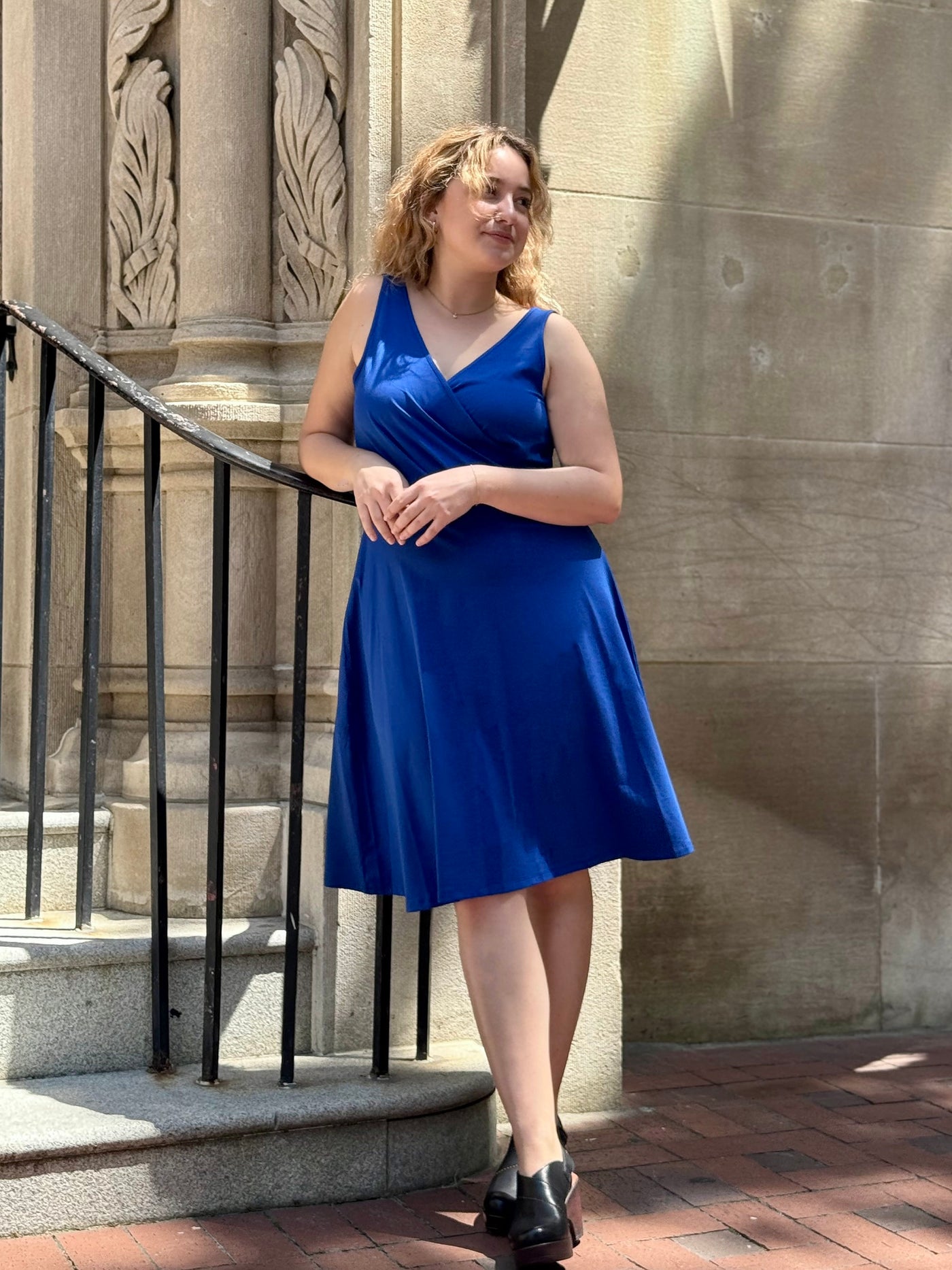 WREN dress in Cobalt Blue