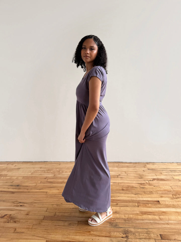 DINAH dress in Dewberry
