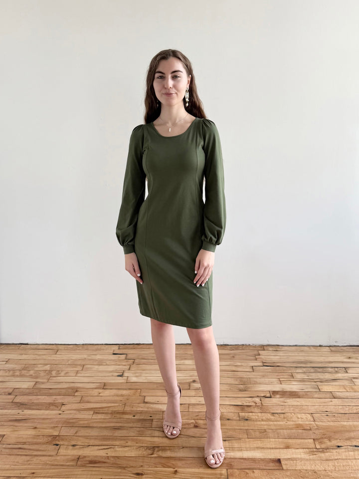 CONSTANCE dress in Meadow Green