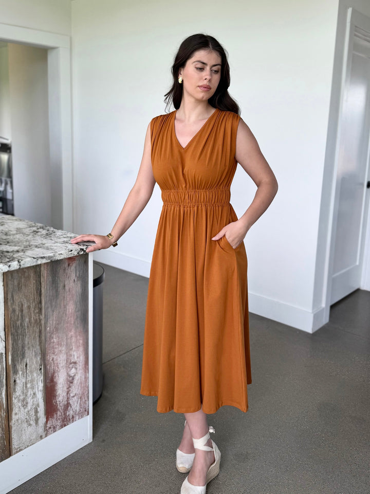 HAMPTON dress in Spiced Cider