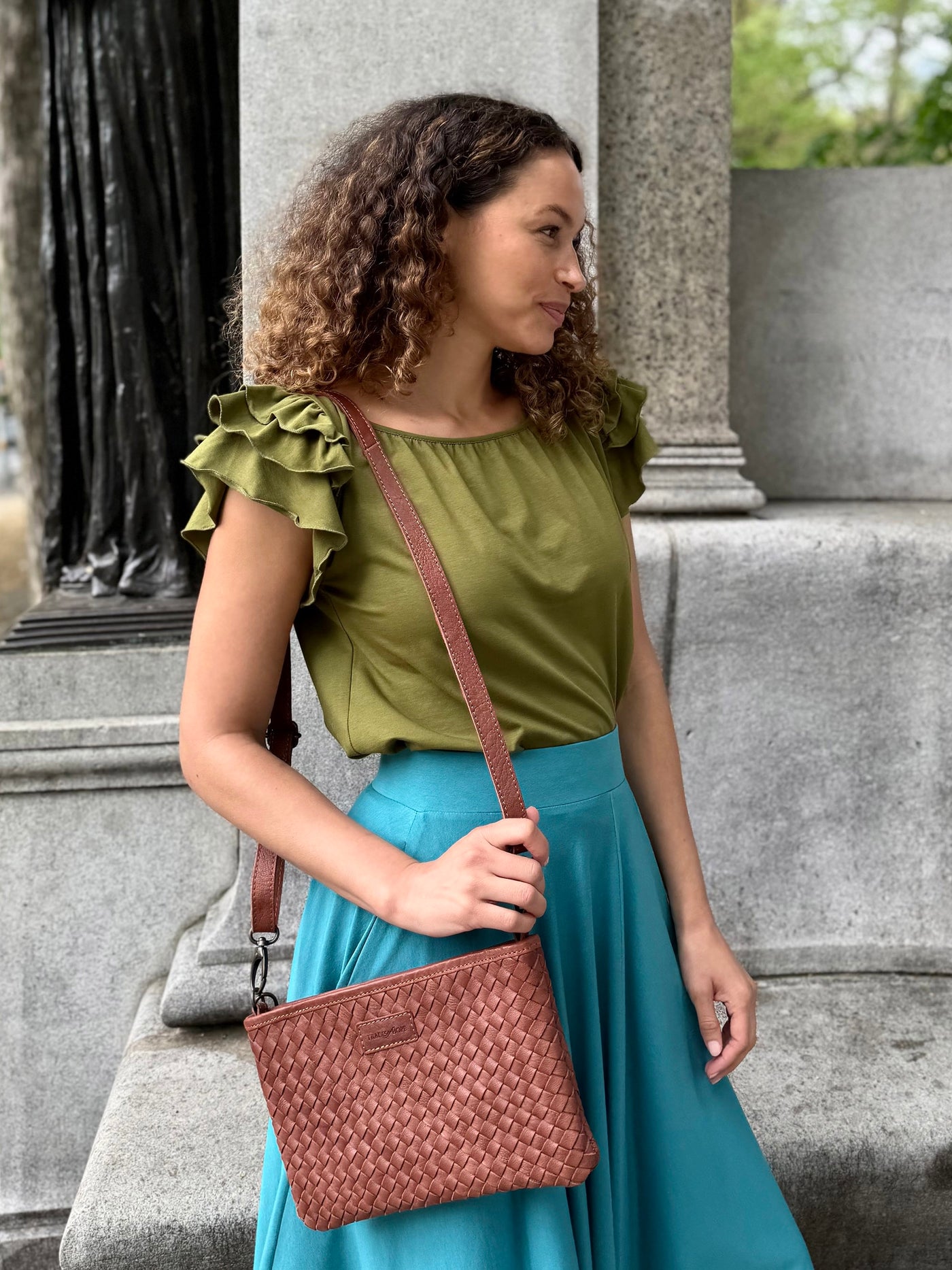 LILOU top in Olive Branch