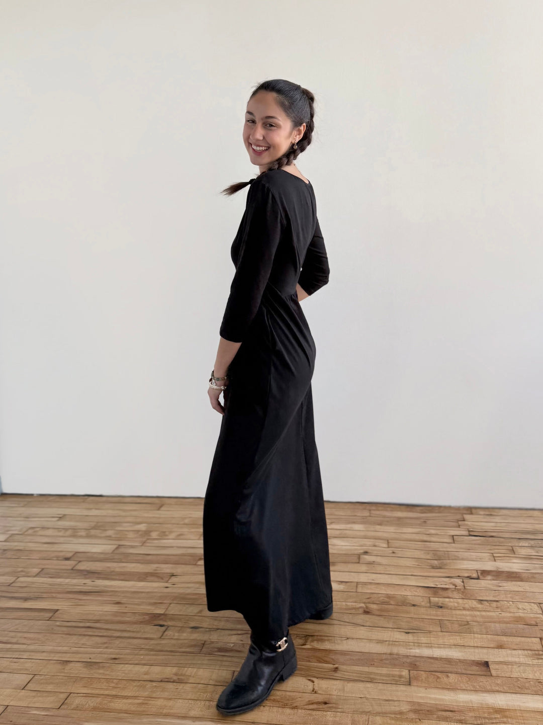 BRIE maxi dress in Black