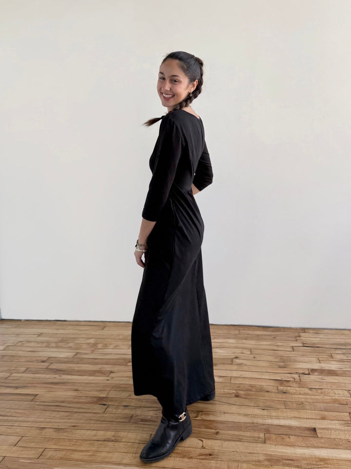 BRIE maxi dress in Black