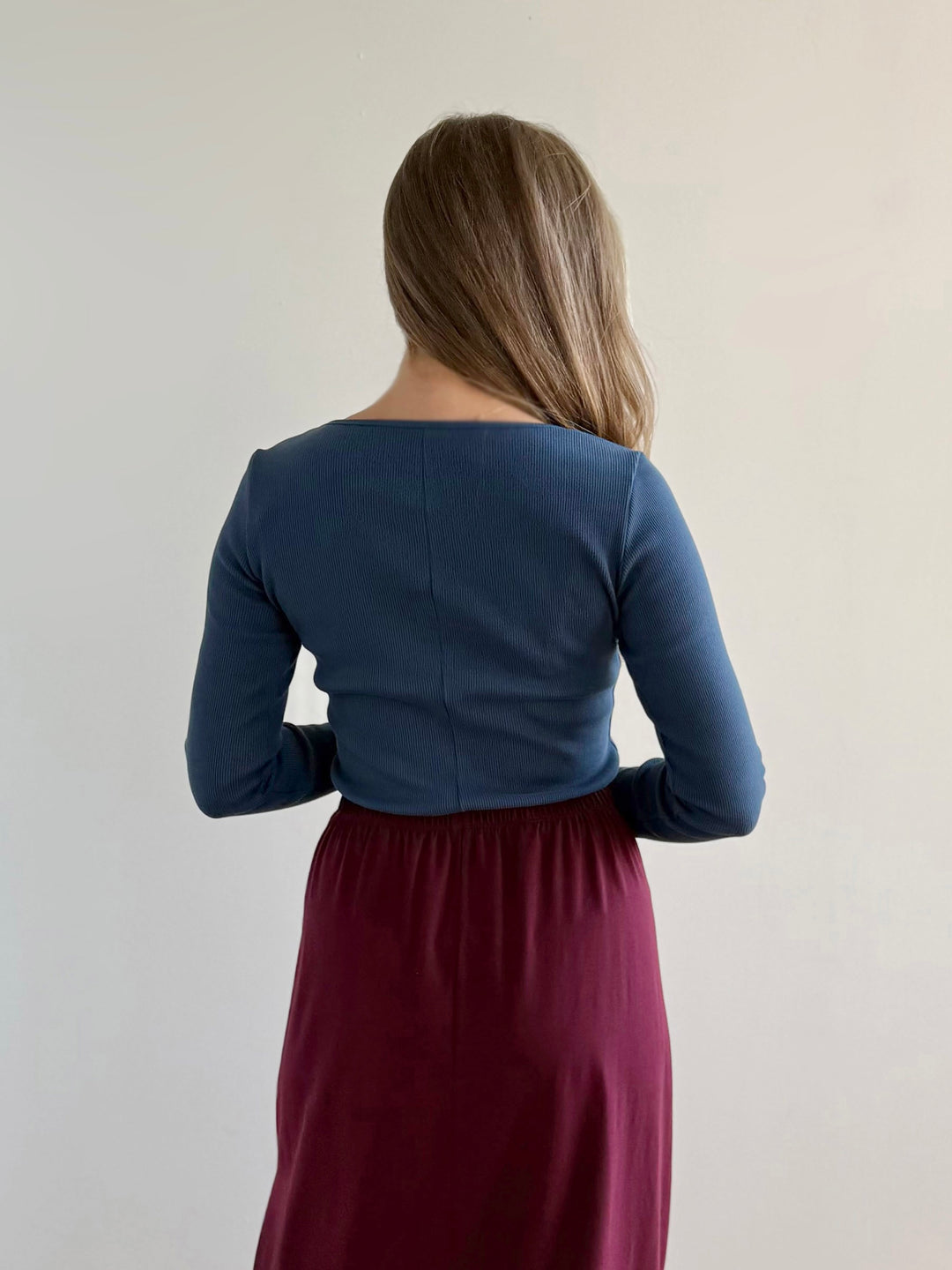 AMARA skirt in Merlot