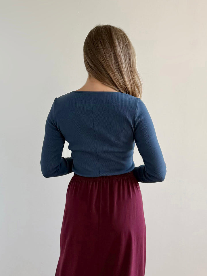 AMARA skirt in Merlot