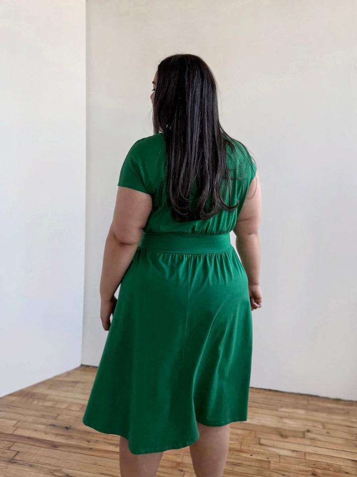 CATHERINE dress in Rich Emerald