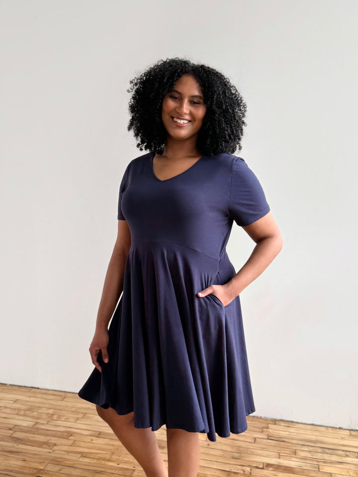 ADINA dress in Navy