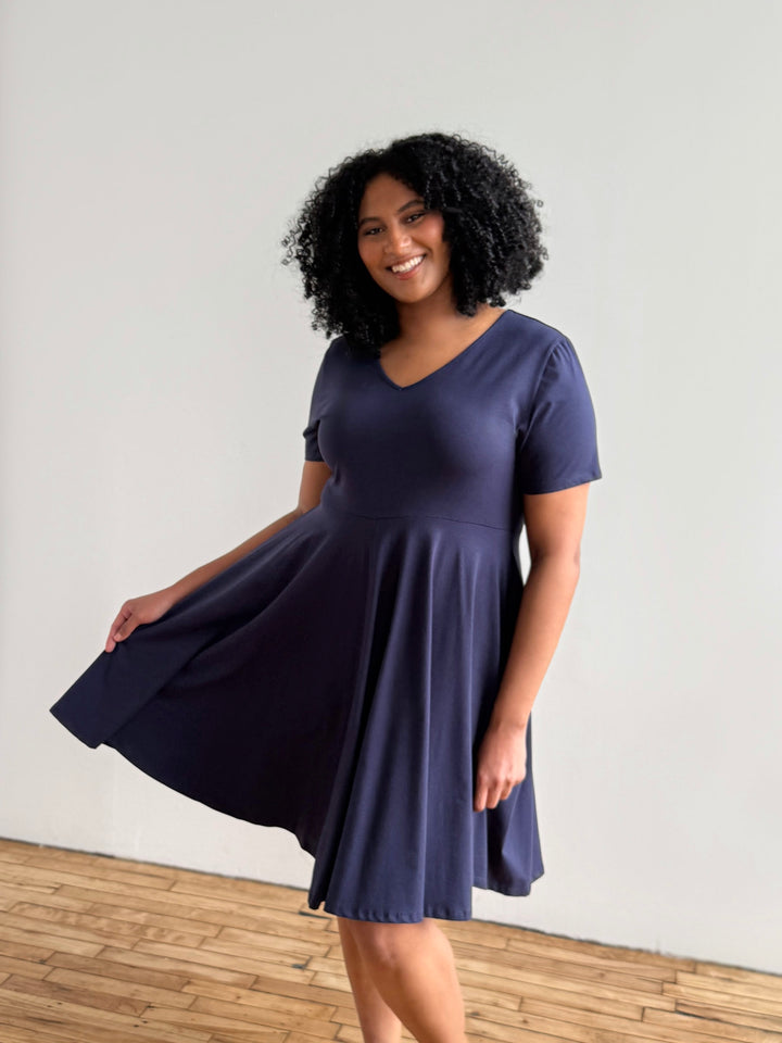 ADINA dress in Navy
