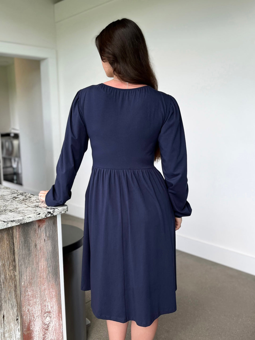 LUCILLE dress in Navy