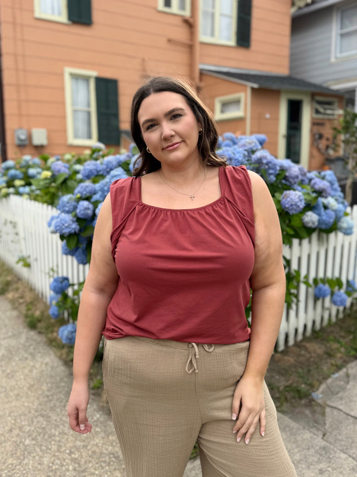 ADORA tank in Earthy Red