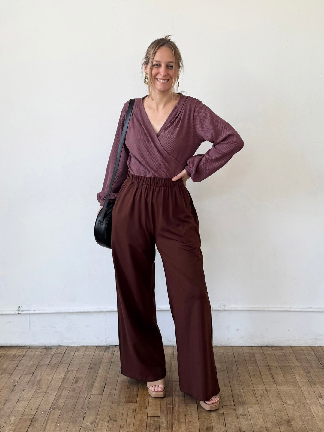 ELLIE pants in Burnt Cedar