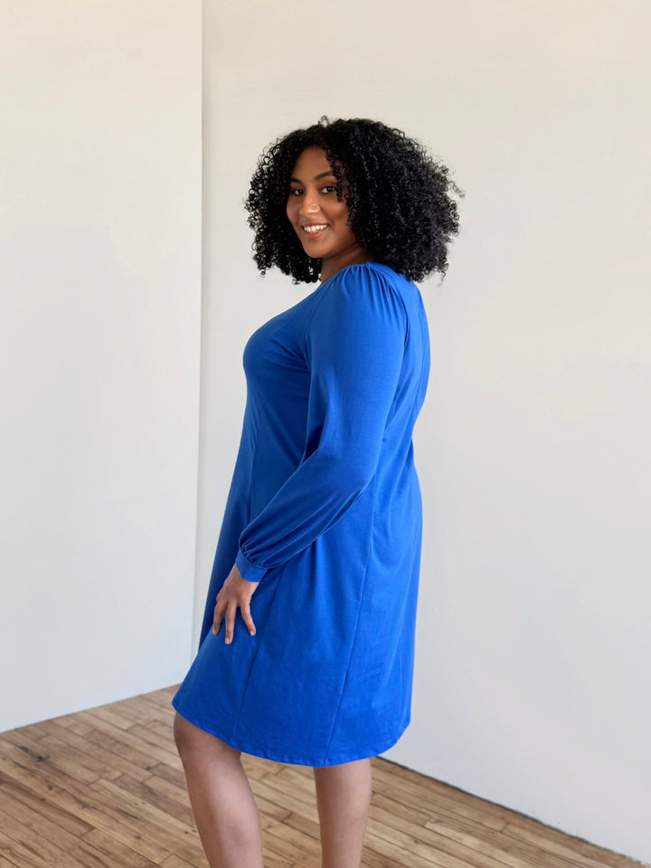 CONSTANCE dress in Blue Iolite