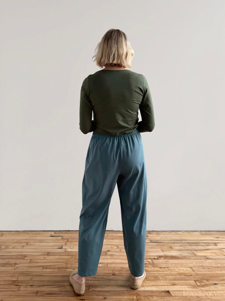 ANDRI jersey pants in Dark Aqua