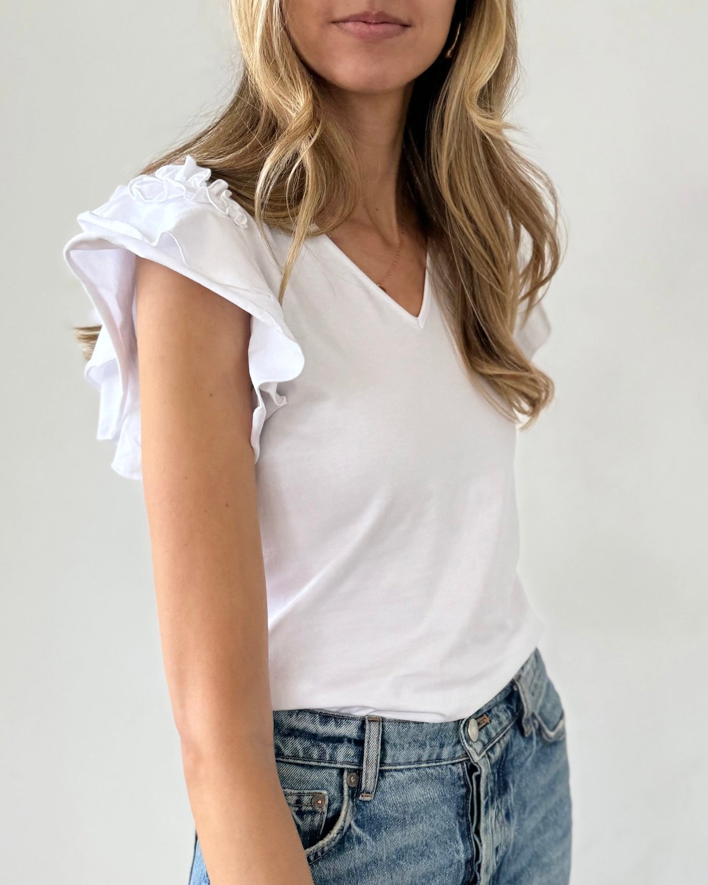 FLORENCE top in White