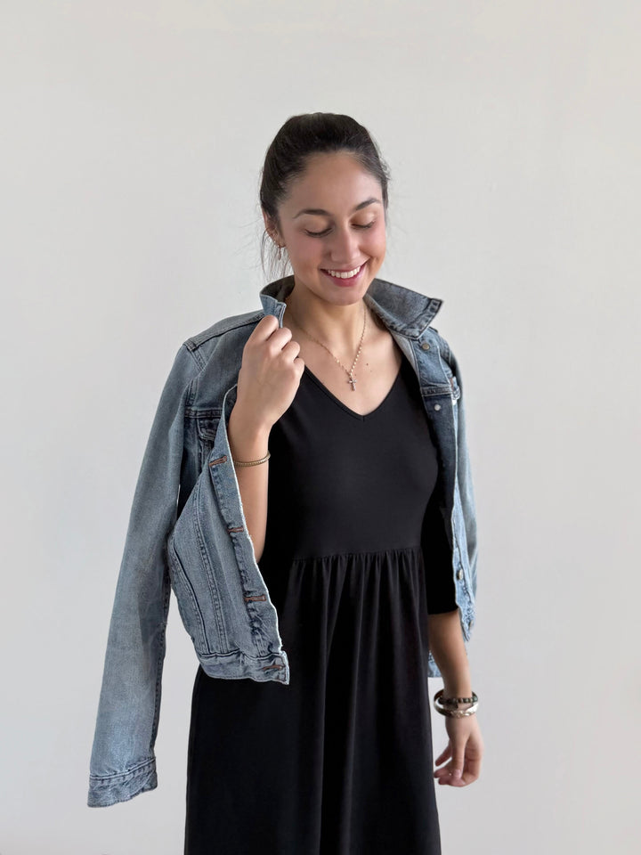 BRIE maxi dress in Black