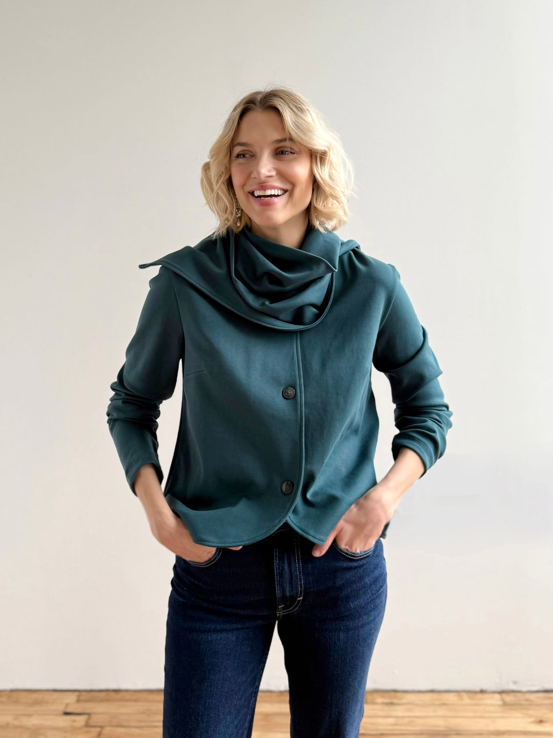 WAVERLY jacket in Deep Sea