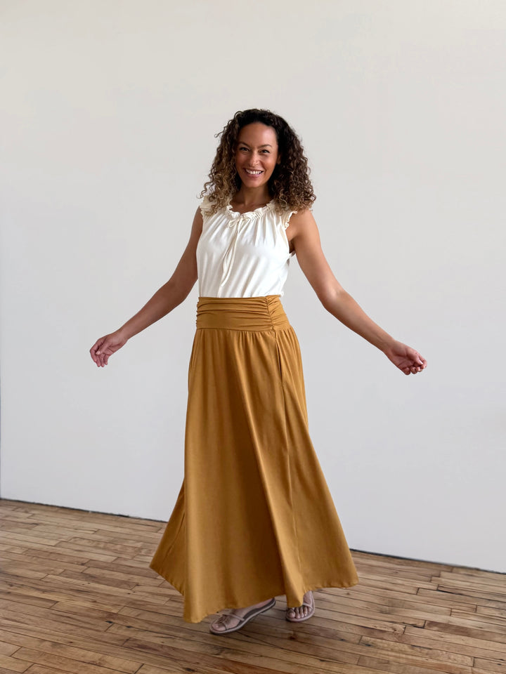 ZOYA skirt in Light Amber