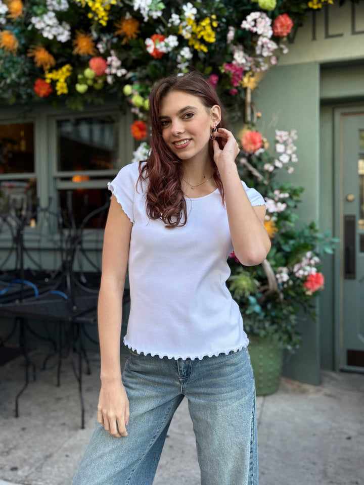 KELSIE tee in White