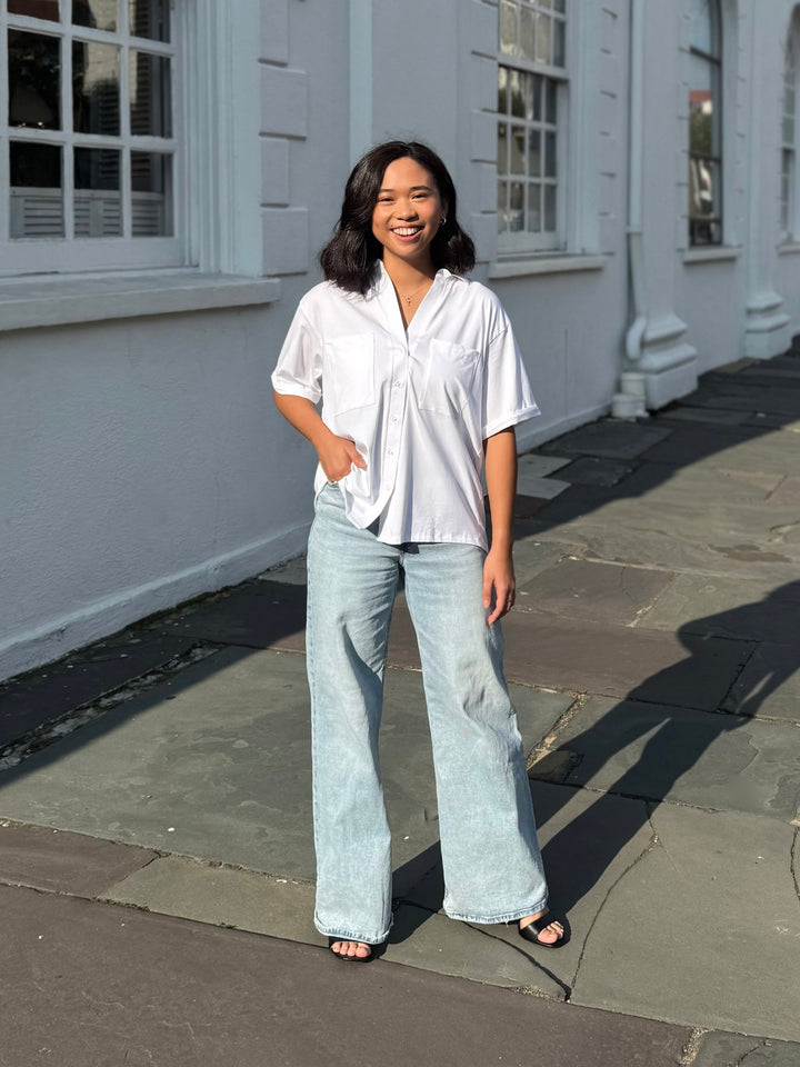 BEVERLY top in White