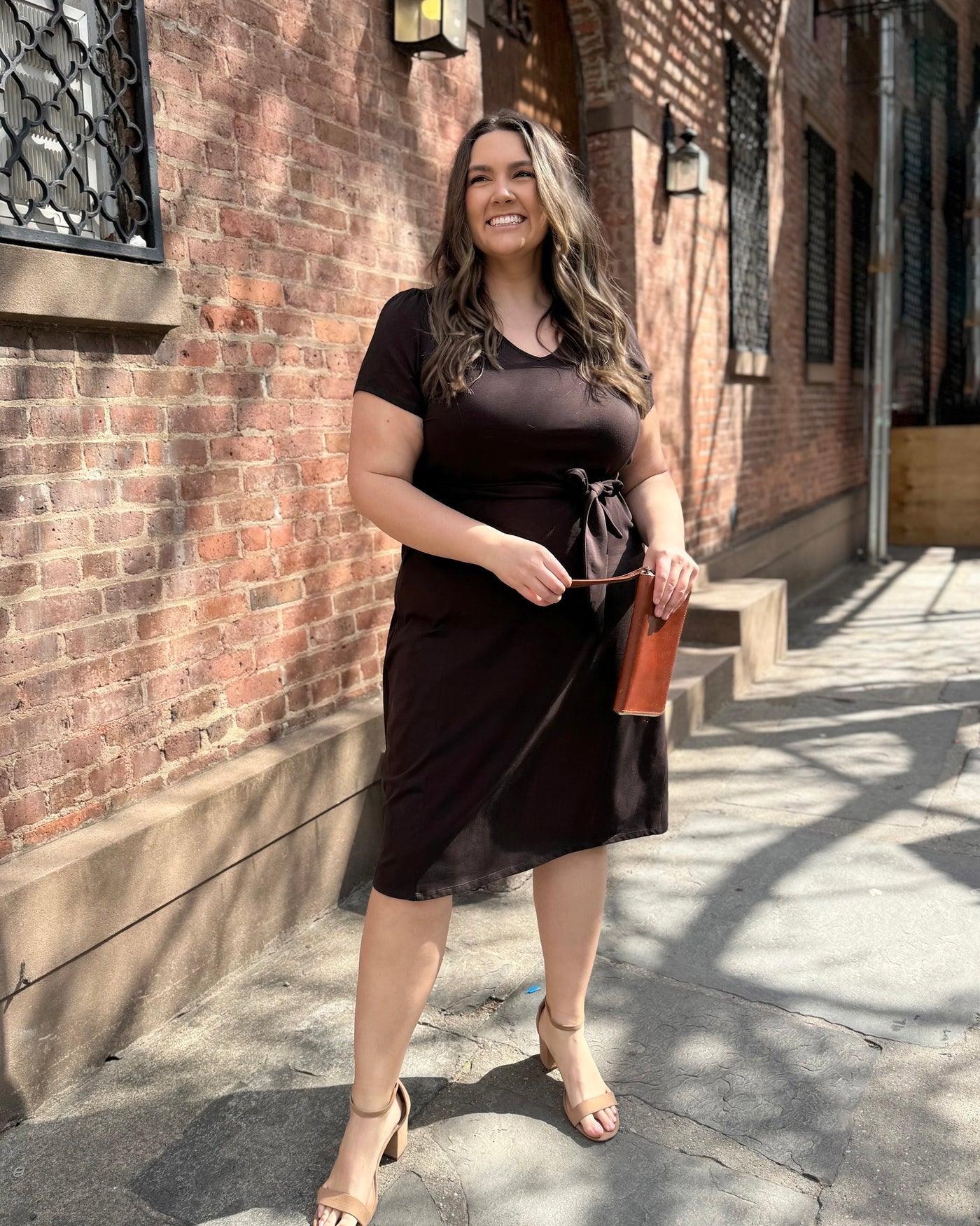 QUINTA dress in Chocolate Torte
