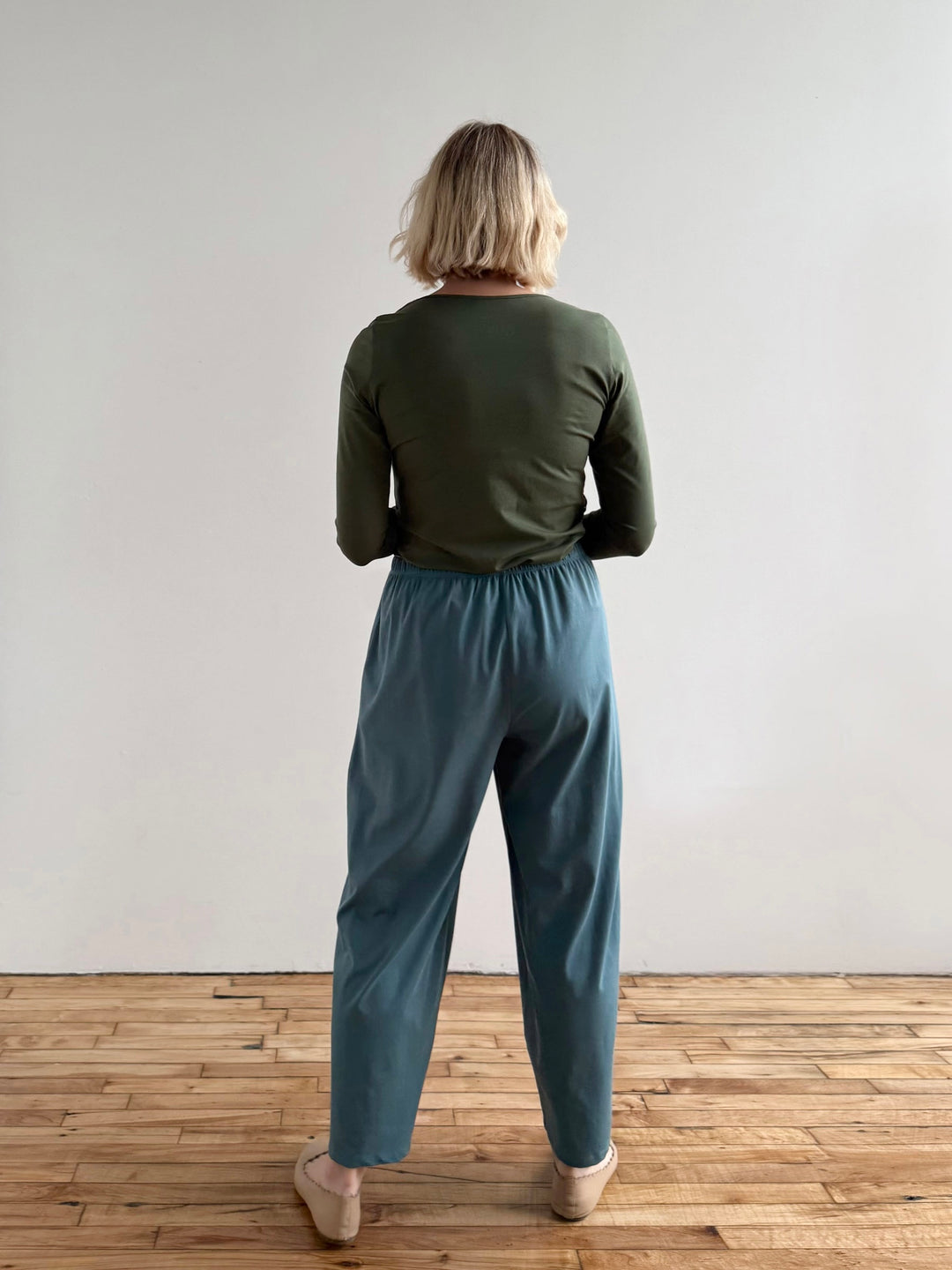 ANDRI jersey pants in Dark Aqua