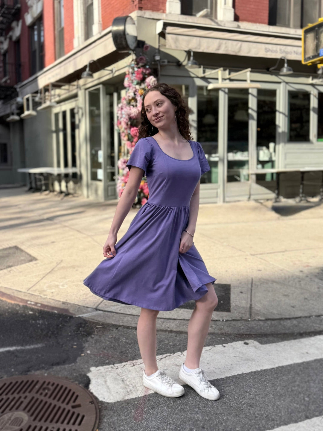 RAZELE dress in Purple Haze