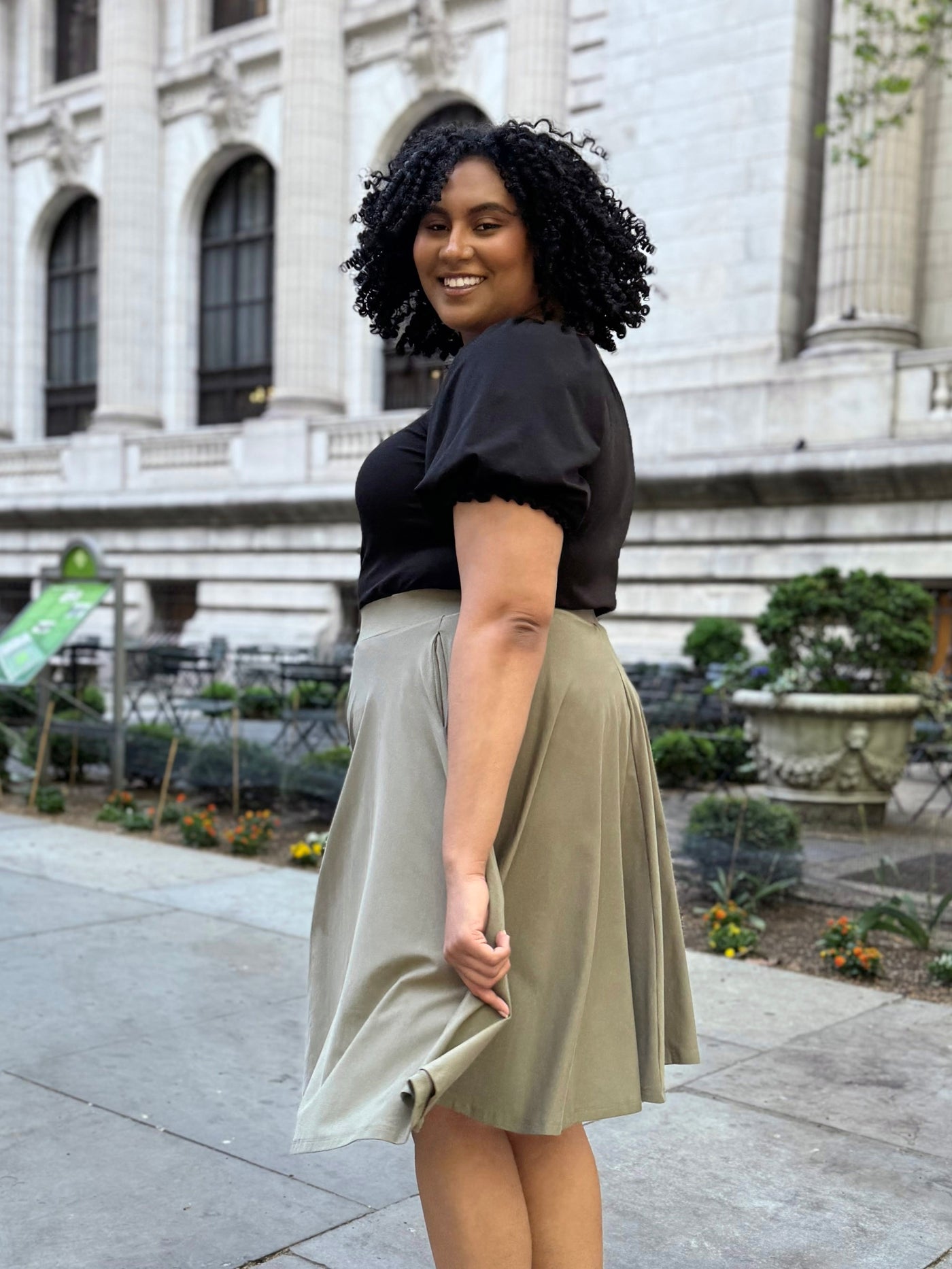 CIELA skirt in Silver Sage