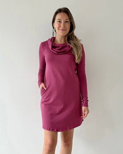 BENNETT dress in Mauve Berry