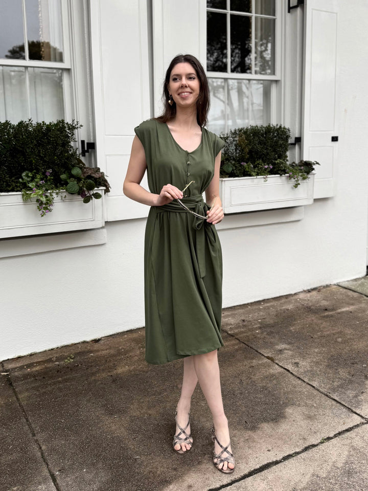 SERAPHINA dress in Meadow Green