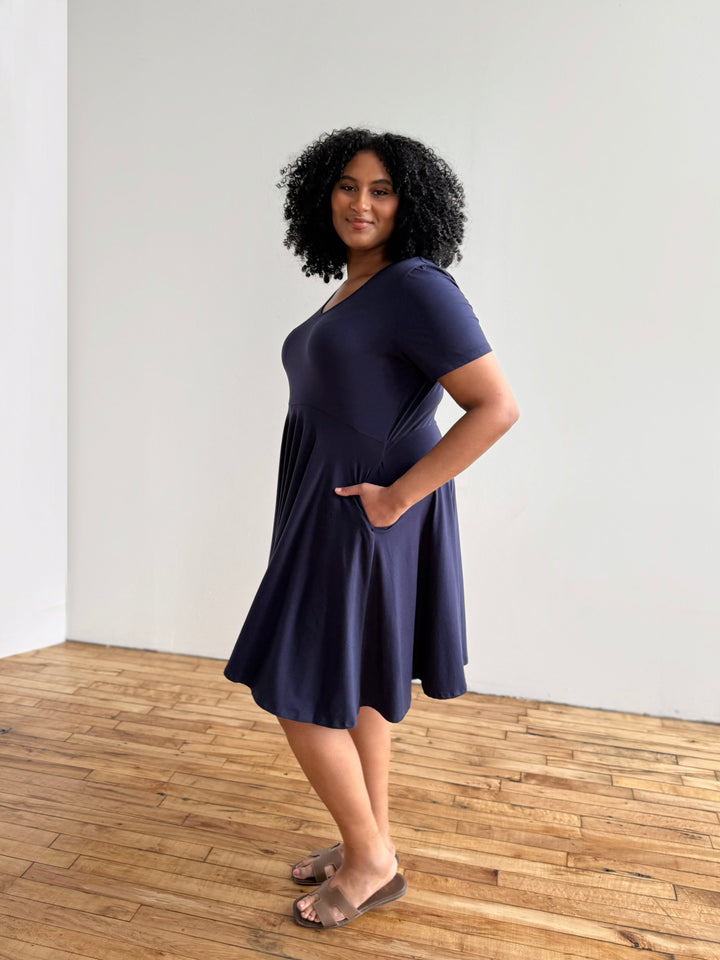 ADINA dress in Navy