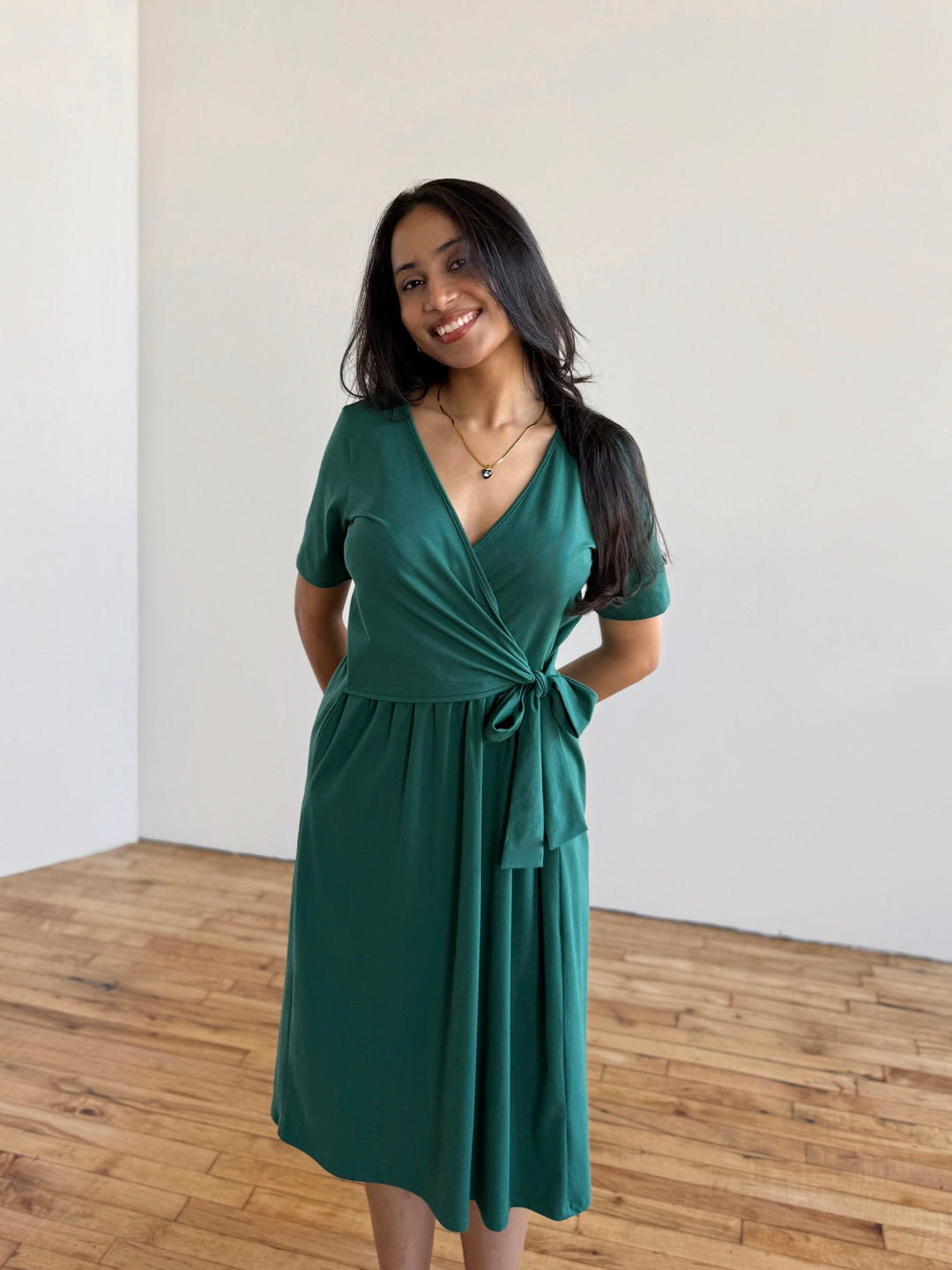 EVELYN dress in Bold Juniper