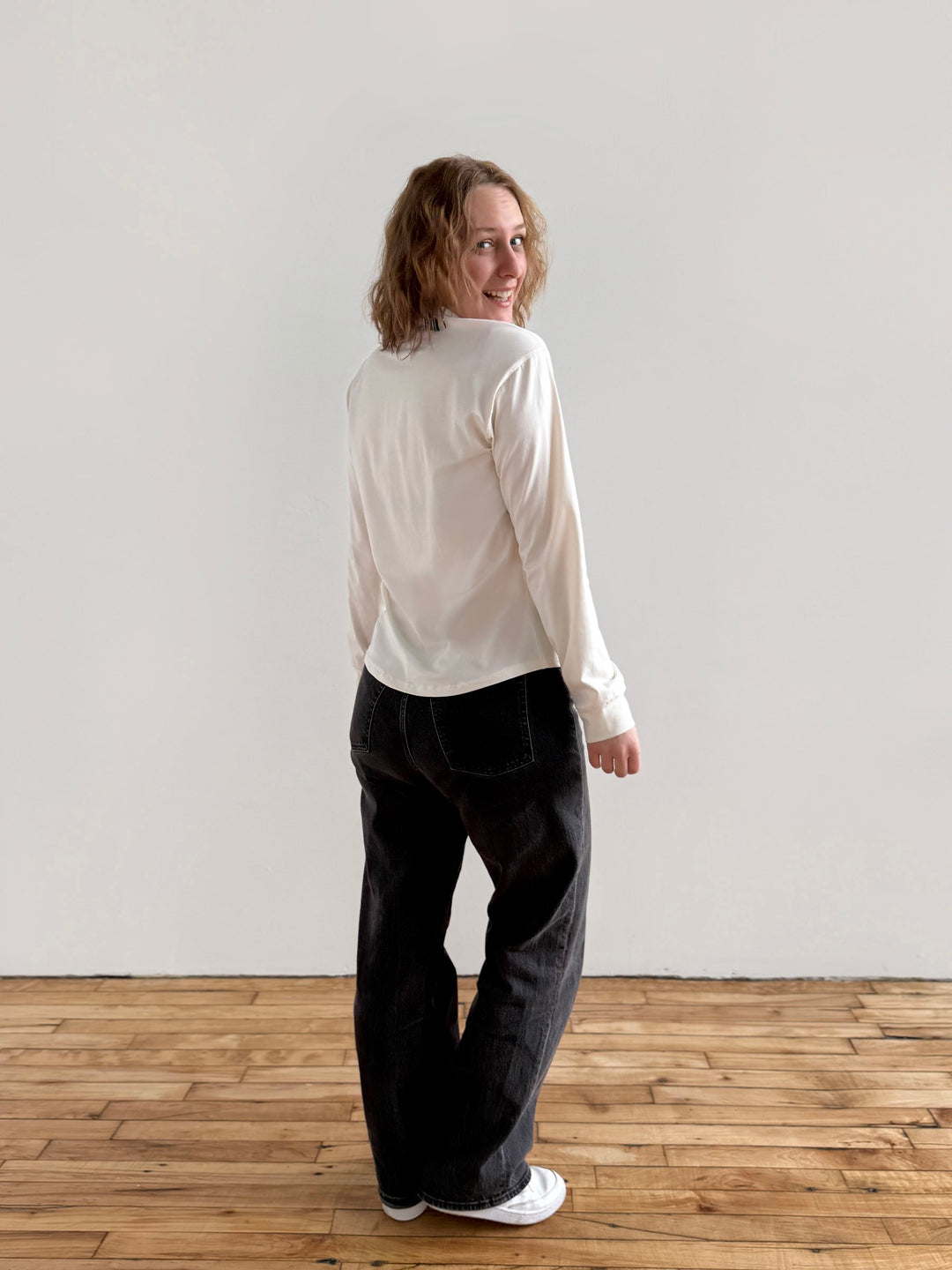 DEVON blouse in Light Ivory