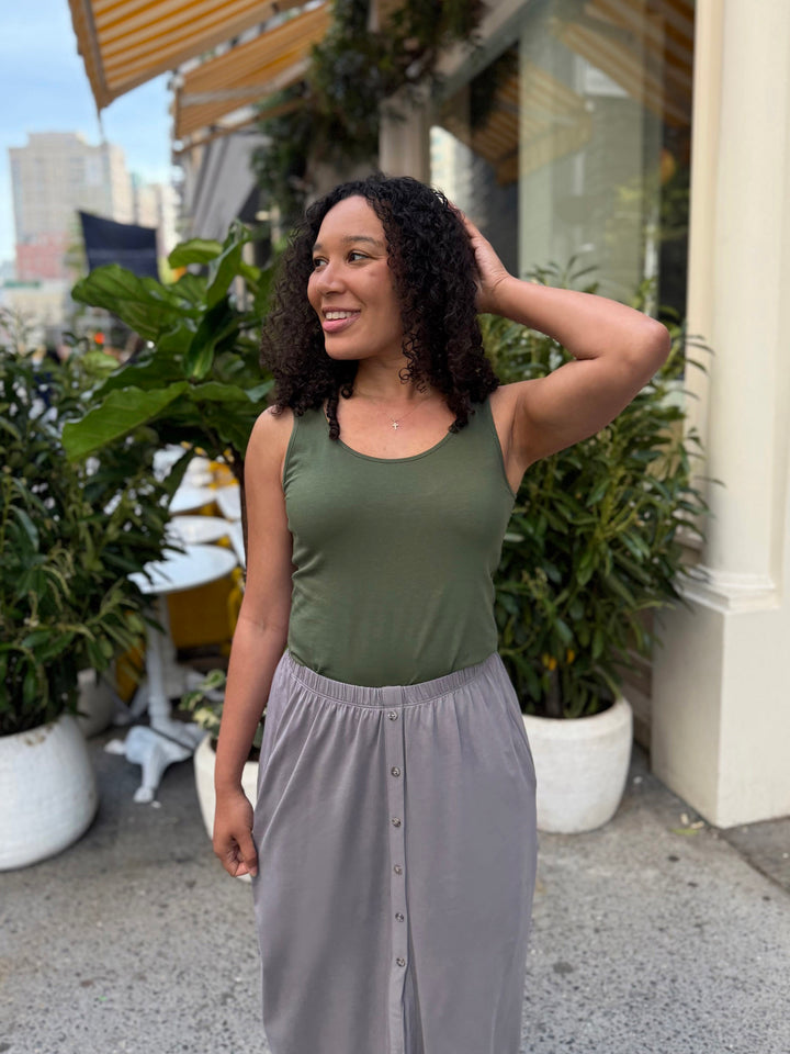 ZURI skirt in Circular Grey