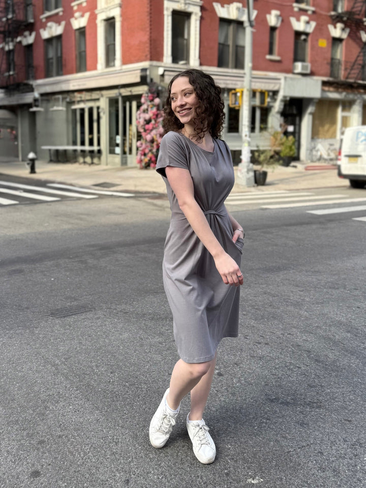 HOPE dress in Circular Grey