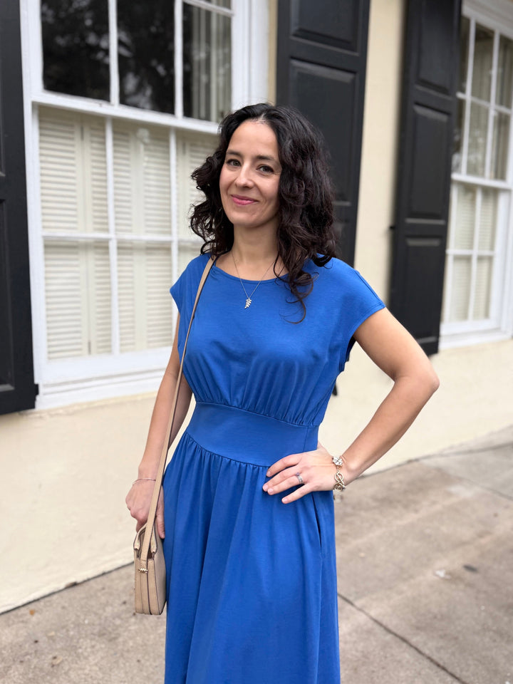 CATHERINE dress in Blue Iolite