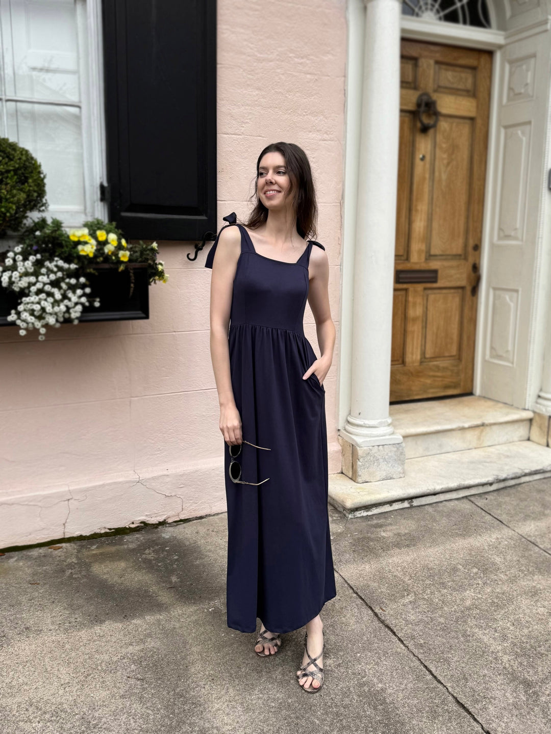 VERONA dress in Navy