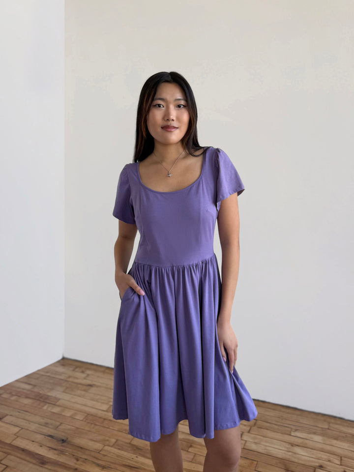RAZELE dress in Purple Haze