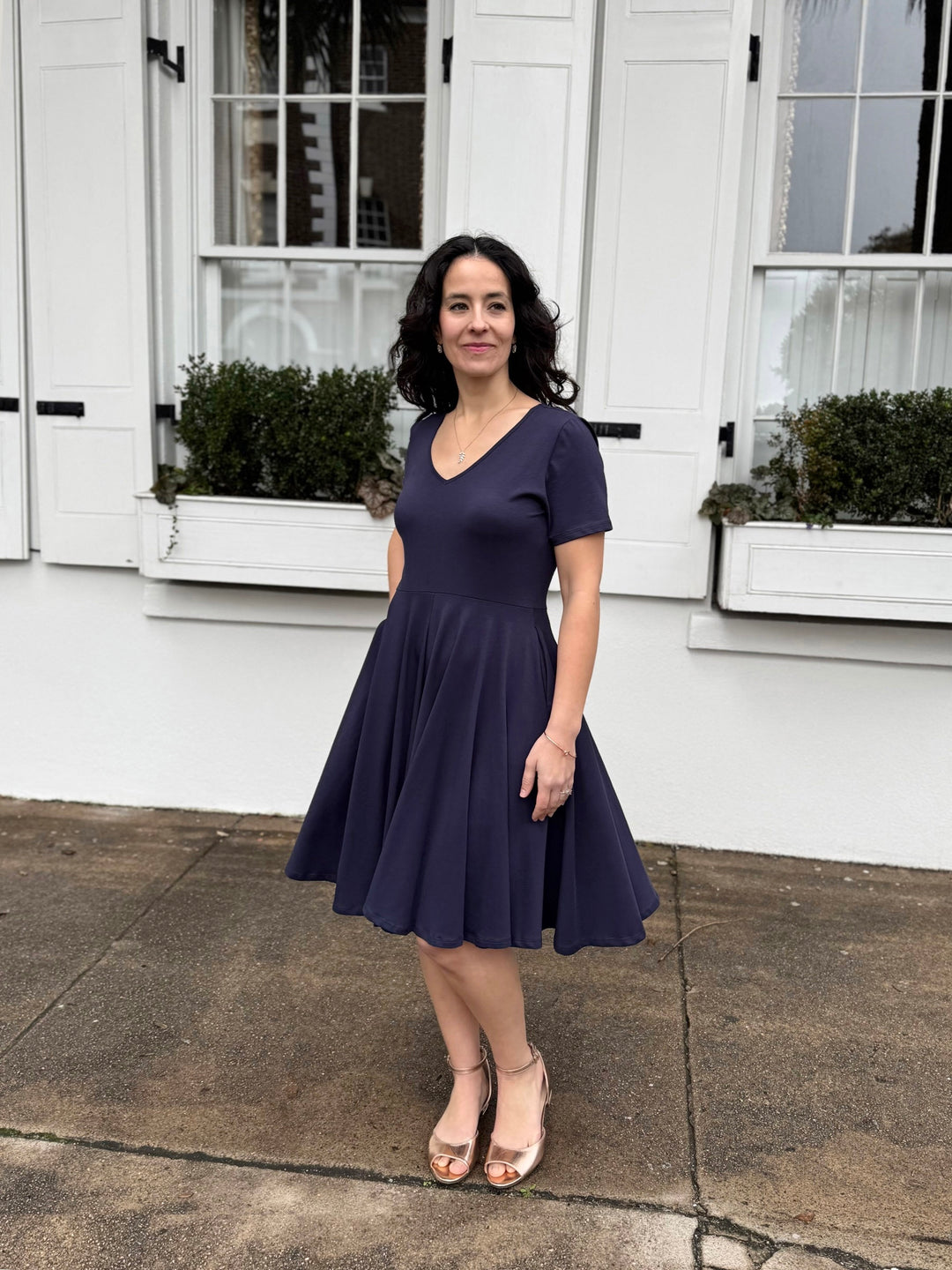 ADINA dress in Navy