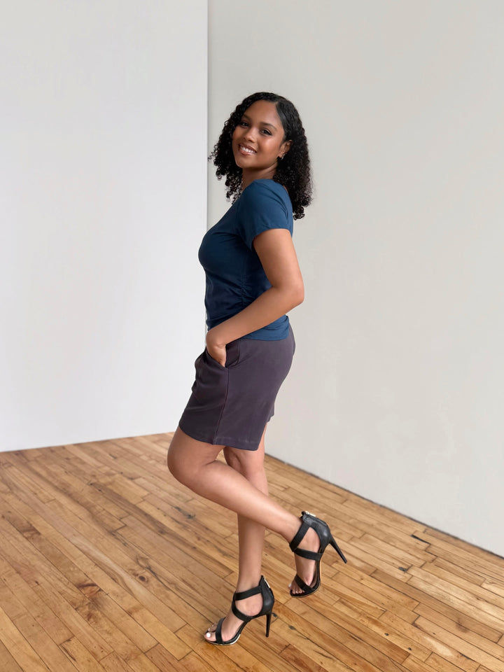 WINNIE tee in Atlantic Blue