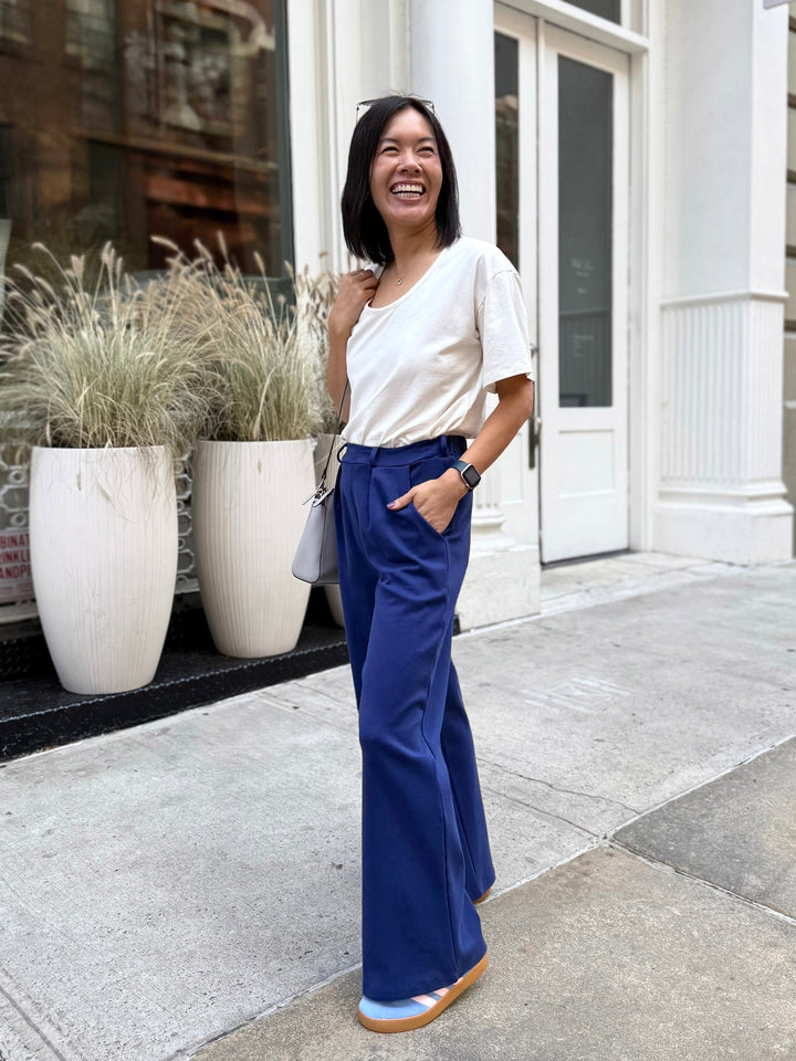 KENNA pants in Bright Navy