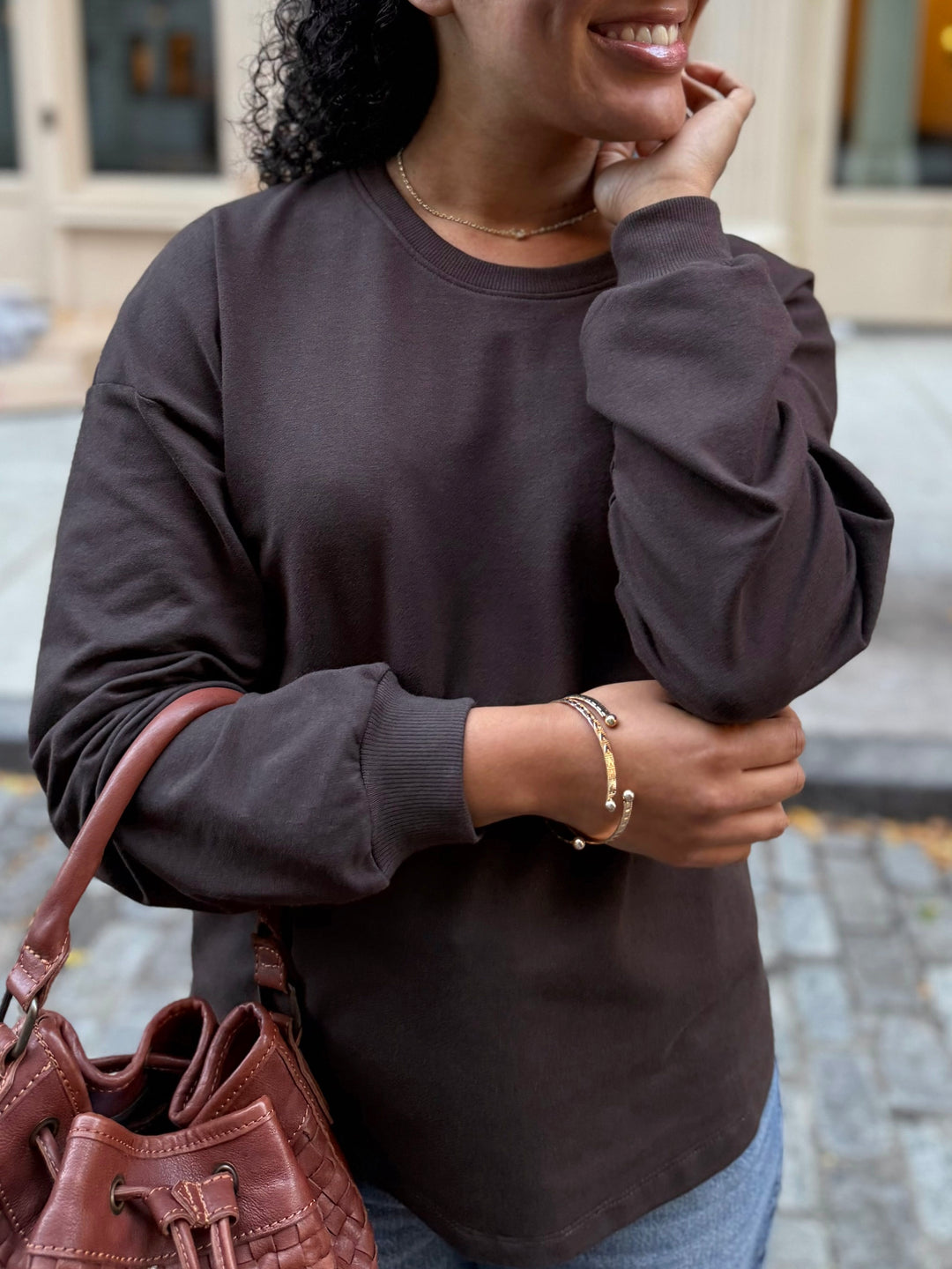 AKARI top in Chocolate Torte