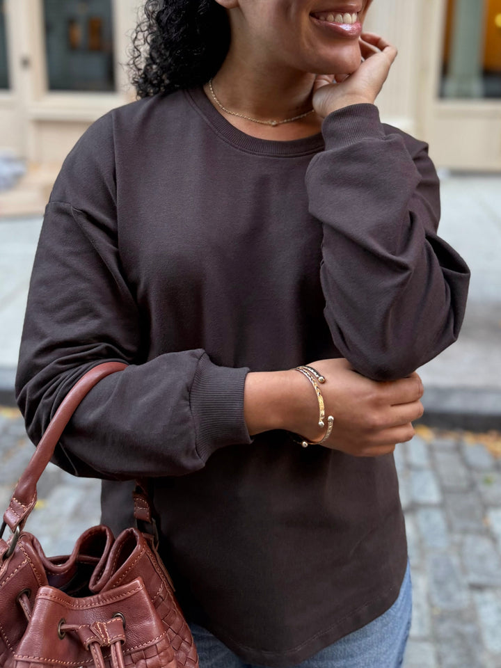 AKARI top in Chocolate Torte