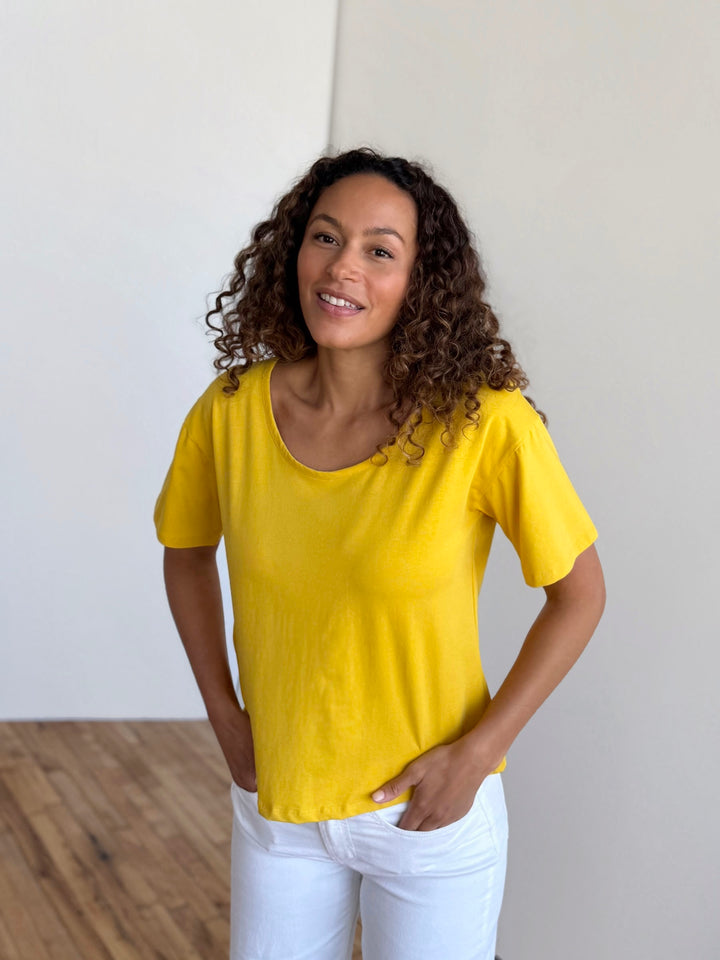 KIM tee in Sunflower