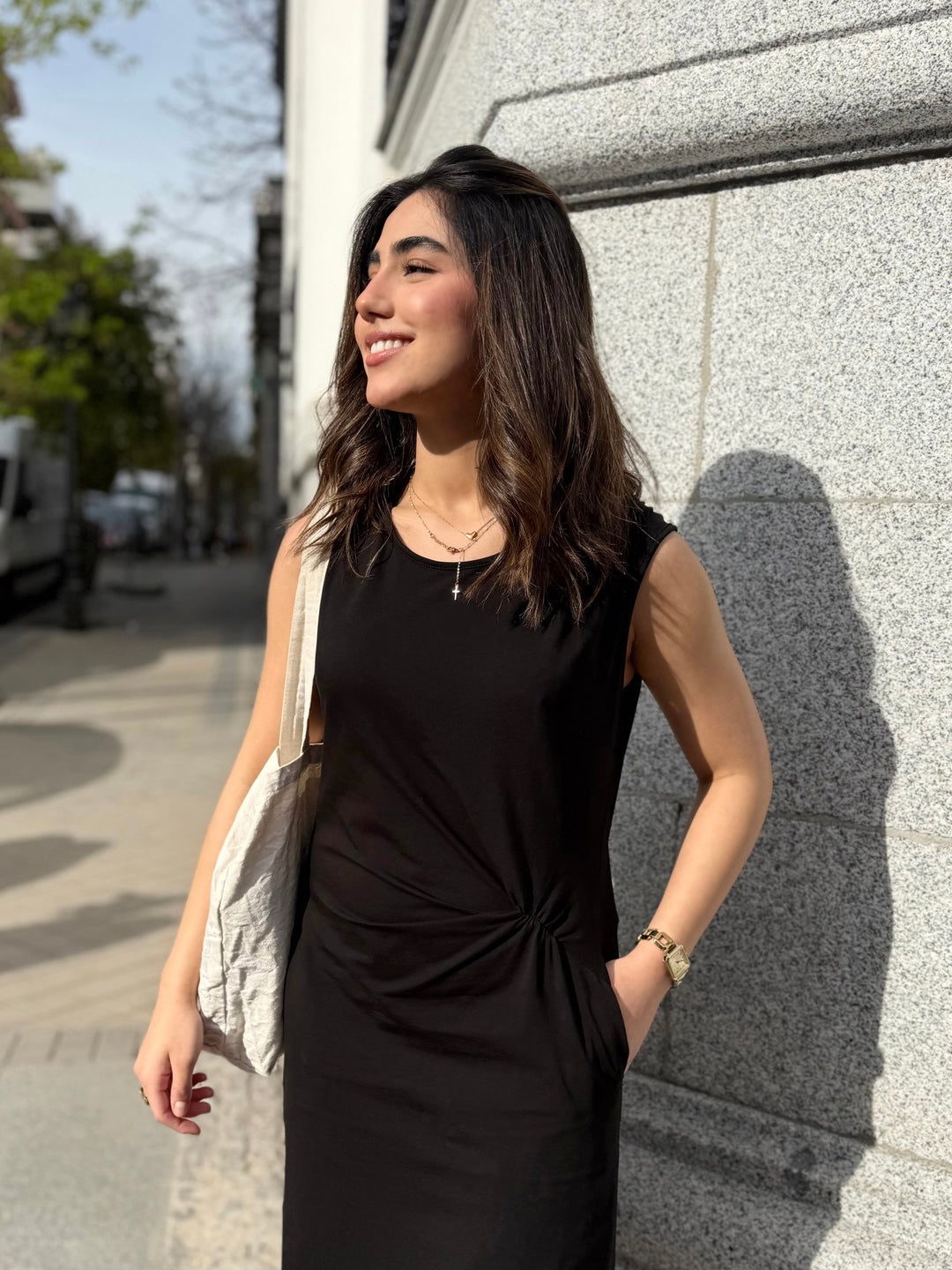 SOL dress in Black